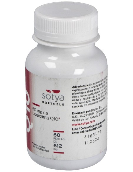 Coenzima Q10 640Mg Perlas 60U de Sotya