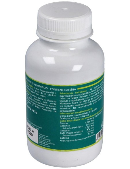 Cafe Verde+Garcinia+Chitosan+Cromo 90Cap de Sotya