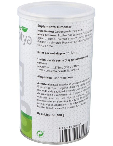 Carbonato De Magnesio Bote 180Gr. de Sotya