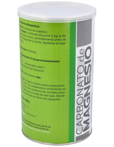 Carbonato De Magnesio 180G  Polvo de Sotya