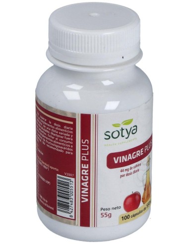 Vinagre De Manzana Plus 100Cap. de Sotya