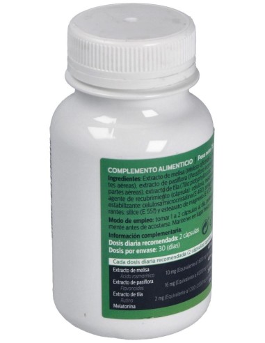 Melatonina  Melisa+Pasiflora+Tila 650Mg Cáps.60U de Sotya
