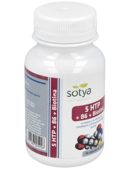 Triptofano 5-Htp 60Cap. de Sotya