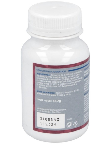 5Htp+B6+Biotina+Mg 650Mg 60 Cápsulas de Sotya
