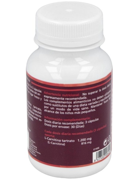 L-Carnitina 600Mg. 90Cap. de Sotya