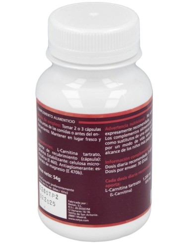 L-Carnitina 600Mg. 90Cap. de Sotya