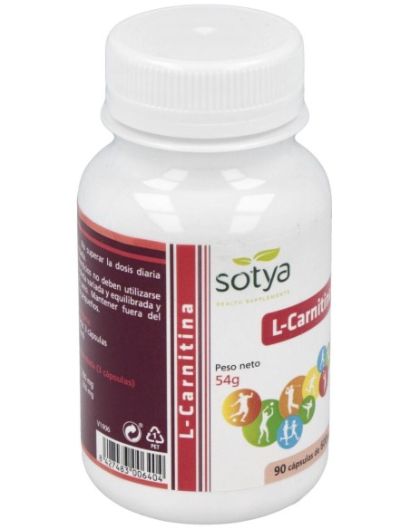 L-Carnitina 600Mg. 90Cap. de Sotya