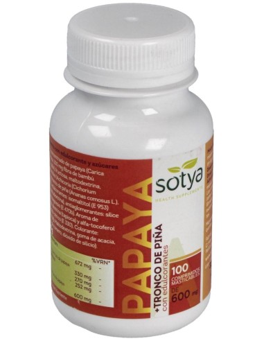 Papaya + Piña 100Comp. de Sotya