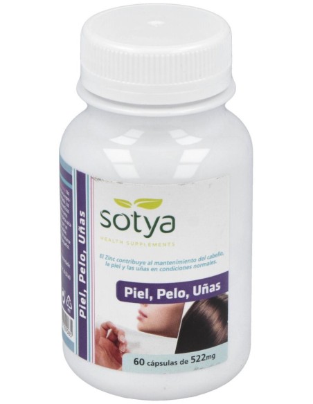 Piel, Pelo, Uñas 522Mg Cáps. 60U de Sotya