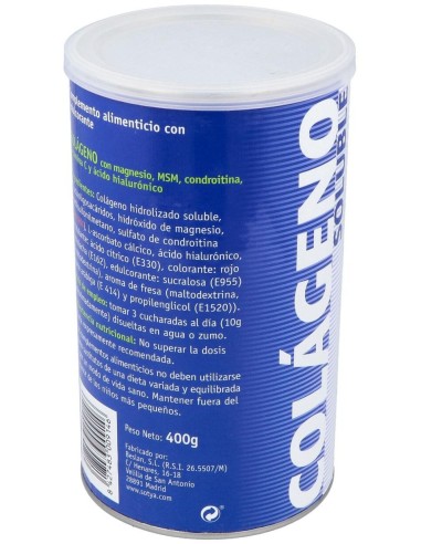 Colageno + Ac. Hialuronico + Msm 400Gr de Sotya