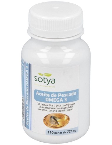 Aceite De Pescado Omega 3  721Mg Perlas 110U de Sotya