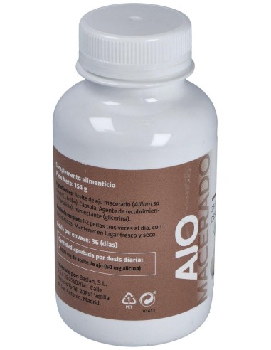 Ajo Macerado 700Mg Perlas 220U de Sotya