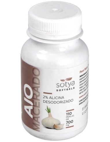 Ajo Macerado 110Perlas de Sotya