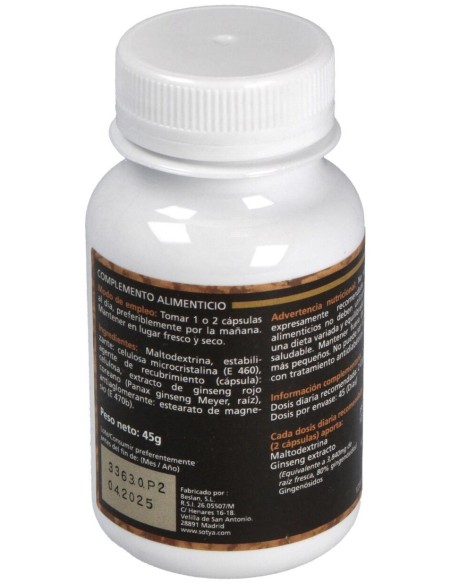 Ginseng Rojo Coreano 90Cap. de Sotya