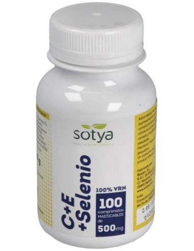 C+E+Selenio 500Mg Comp. 100U de Sotya