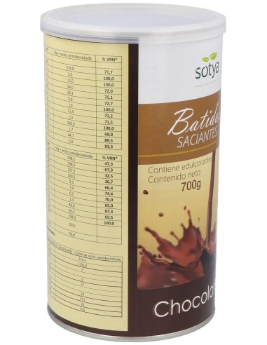 Batidos Saciantes 700G Polvo Sabor Chocolate de Sotya