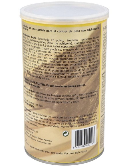 Batidos Saciantes 700G Polvo Sabor Vainilla de Sotya