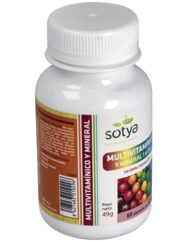 Multivitaminico Y Mineral 1 Al Día 820Mg Cáps. 60U de Sotya