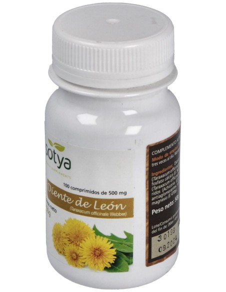 Diente De León 500Mg  Comp. 100U de Sotya