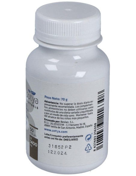 Epa Omega 1000Mg. 50Perlas de Sotya