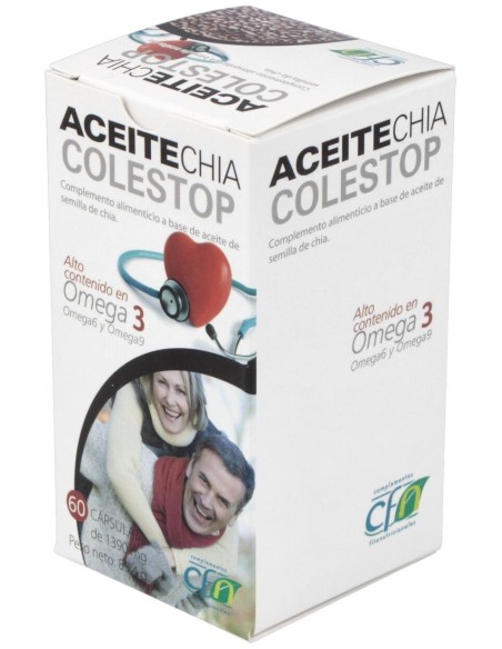 Aceite Chia 1 Gr. 60 Perlas de Cfn