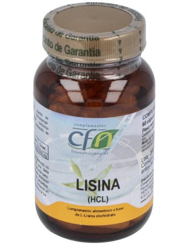 Lisina 500Mg. 60Cap. de Cfn