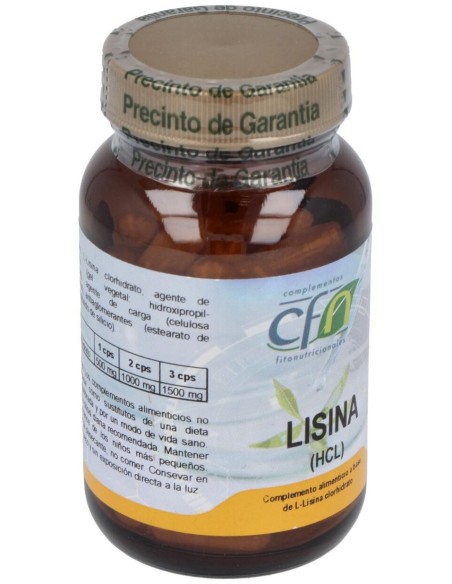 Lisina 500Mg. 60Cap. de Cfn