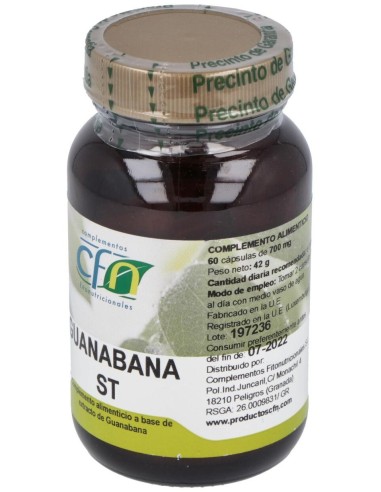 Guanaba (Graviola) 60Cap. de Cfn