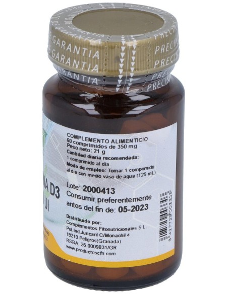 Vitamina D3 4000Ui 60Comp. de Cfn