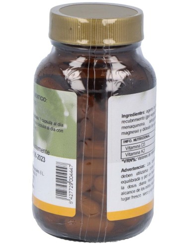 Vitamina D3+K2 60Cap. de Cfn