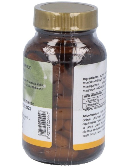 Vitamina D3+K2 60Cap. de Cfn