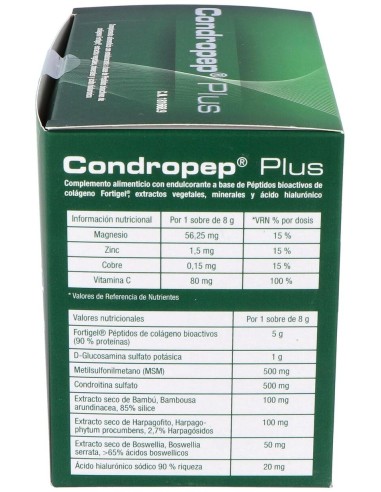 Condropep Plus 30Sbrs. de Ozolife Biocosmetica Y Nutricion