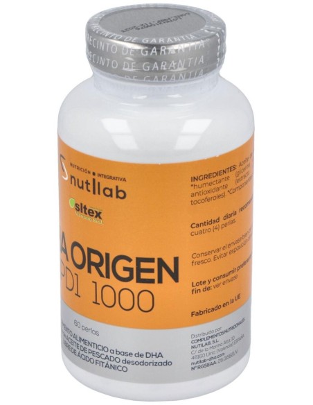 Dha Origen Npd1 60Perlas de Nutilab