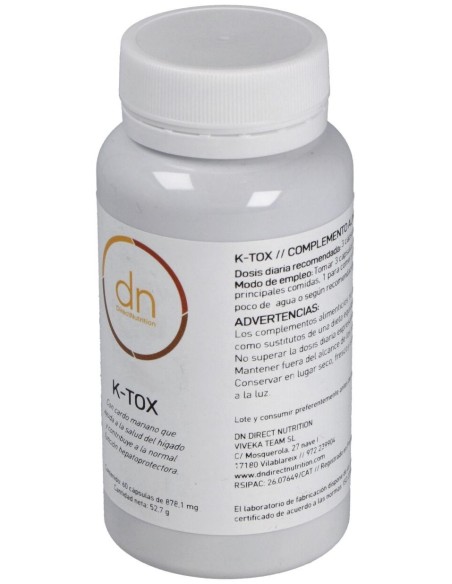 K-Tox 60Vcap. de Direct Nutrition
