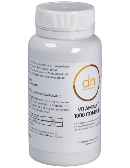 Vitamina C 1000 Complex 60Vcap. de Direct Nutrition