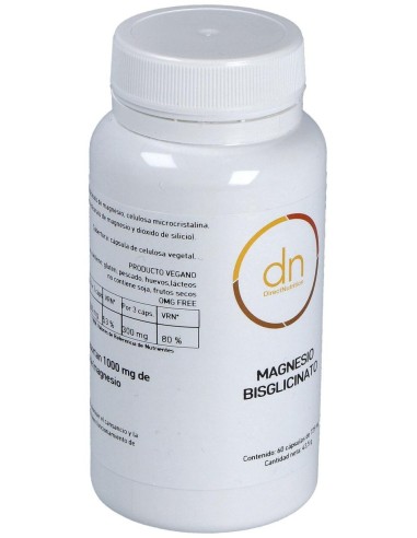 Magnesio Bisglicinado 60Vcap. de Direct Nutrition