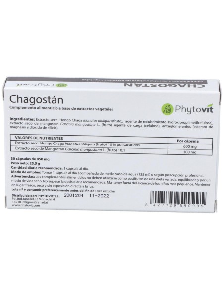 Chagostan 30Cap. de Phytovit