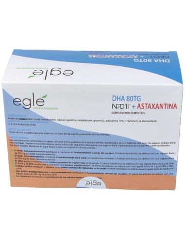 Npd1 Dha + Astaxantina 120Cap. de Egle