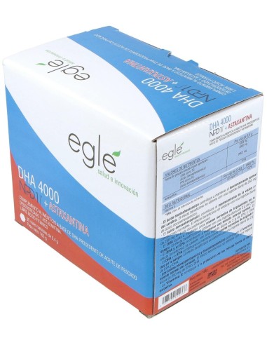 Dha 4000 Npd1 + Astaxantina 30X5Ml. de Egle