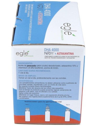 Dha Astaxantina 4000 Npd1 30X5 Ml de Egle