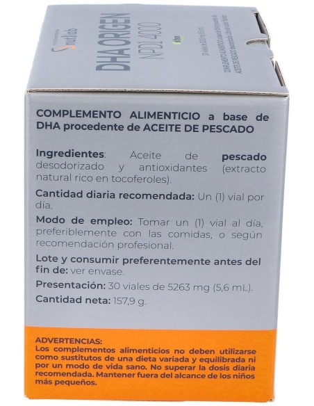 Dha Origen Npd1 4000 30Viales de Nutilab