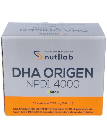 Dha Origen Npd1 4000 30Viales de Nutilab