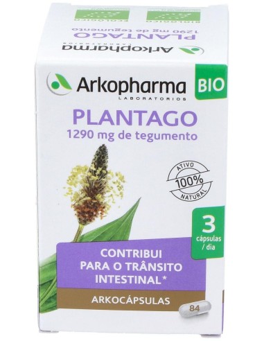 Plantago 84Arkocapsulas. Bio de Arkopharma