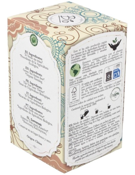 Té Verde Sin Teína Bio 28 g  de Artemis Bio