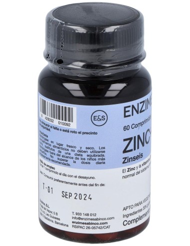 Zinseis 60Comp de Enzime - Sabinco