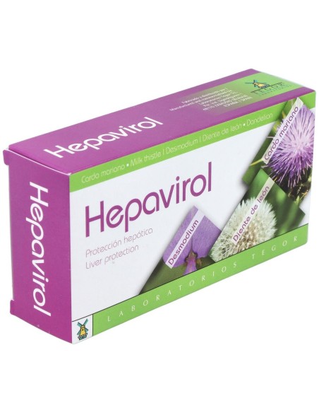 Hepavirol 60 Capsulas de Tegor