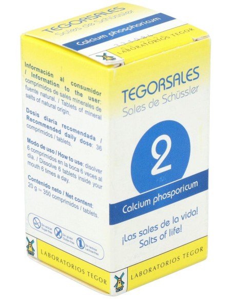 Tegorsal Nº 2  (20 G) Comprimidos de Tegor