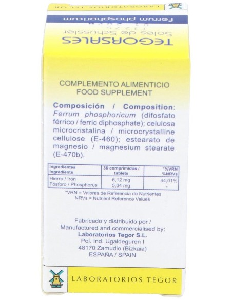 Tegorsal Nº 3 (20 G) Comprimidos de Tegor