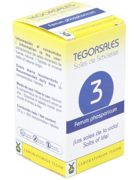 Tegorsal Nº 3 (20 G) Comprimidos de Tegor