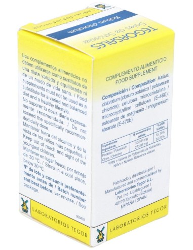 Tegorsal Nº 4 (20 G) Comprimidos de Tegor